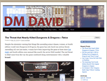 Tablet Screenshot of dmdavid.com